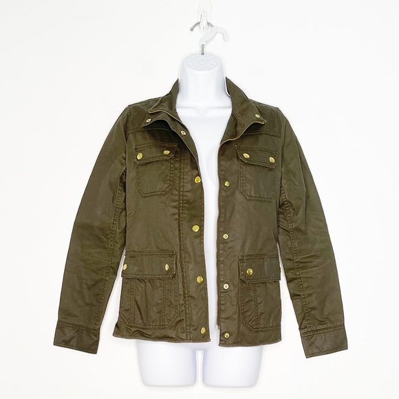 J. Crew Downtown Field Utility Jacket Mossy - Picture 4 of 9